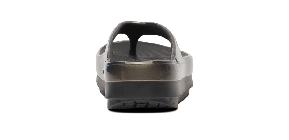 OOFOS Women OOmega Luxe Sandal - Titanium Mirror