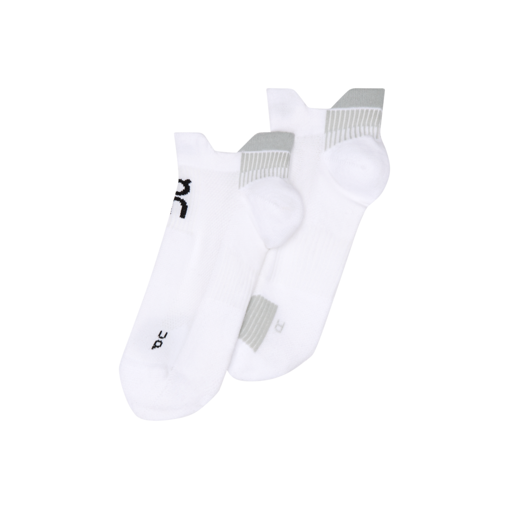 Explore On Unisex Performance Run Sock Low - White / Glacier for trail, outdoor & lifestyle use | Liv Activ Singapore