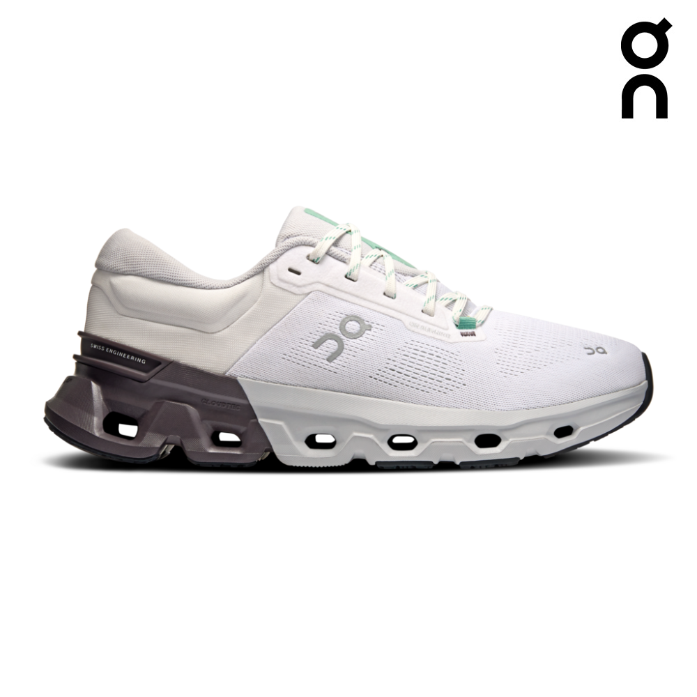 Explore On Men Cloudflyer 5 - White / Pebble for trail, outdoor & lifestyle use | Liv Activ Singapore