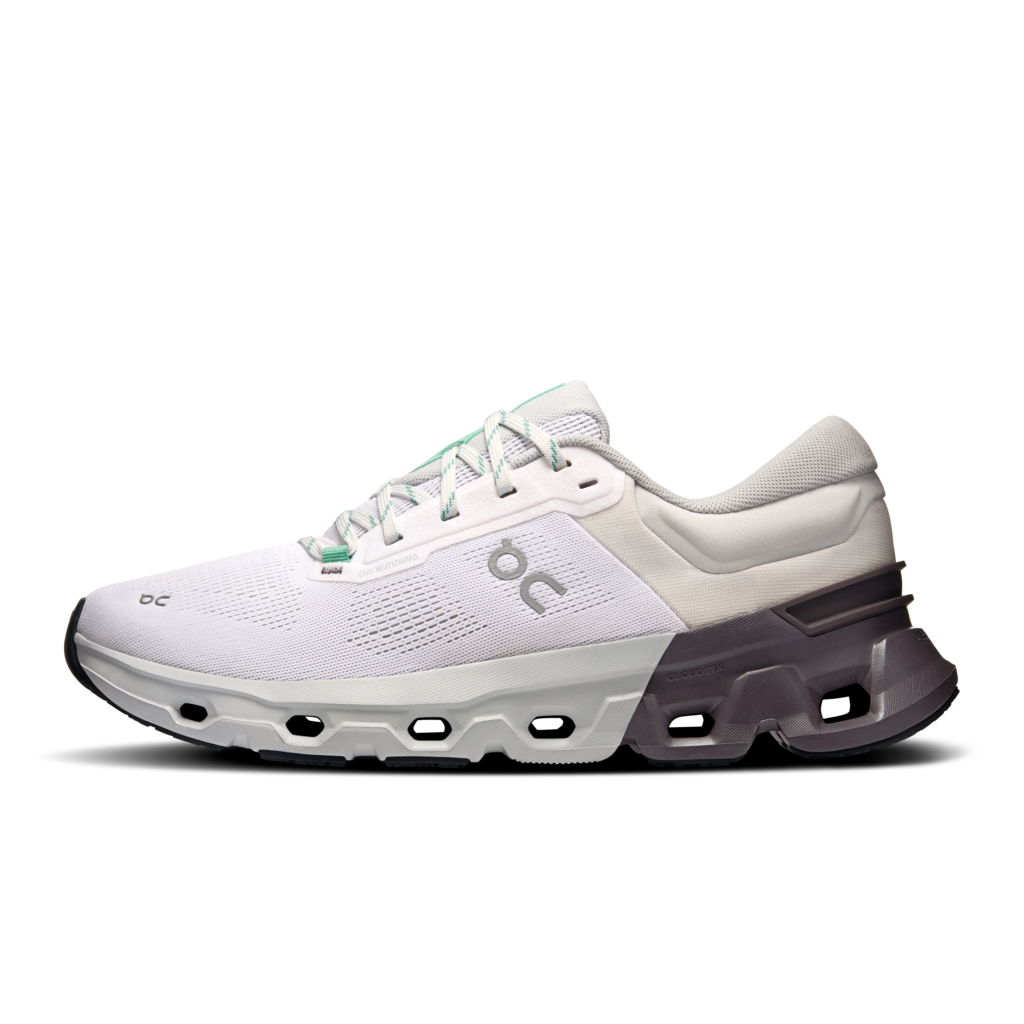 Explore On Men Cloudflyer 5 - White / Pebble for trail, outdoor & lifestyle use | Liv Activ Singapore