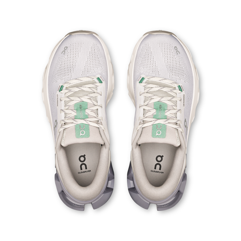 Explore On Women Cloudflyer 5 - White / Lilac for trail, outdoor & lifestyle use | Liv Activ Singapore