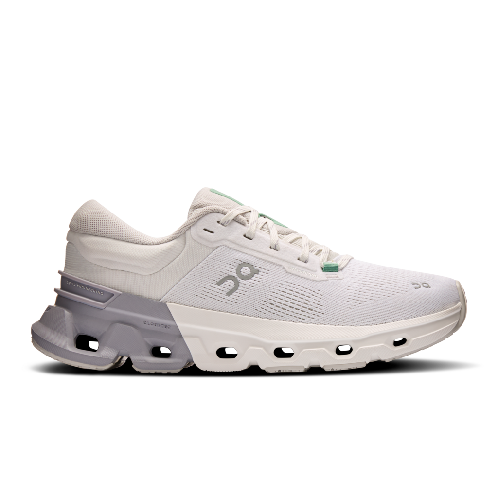 Explore On Women Cloudflyer 5 - White / Lilac for trail, outdoor & lifestyle use | Liv Activ Singapore