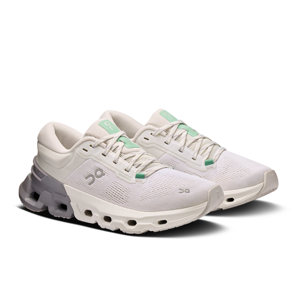 Explore On Women Cloudflyer 5 - White / Lilac for trail, outdoor & lifestyle use | Liv Activ Singapore