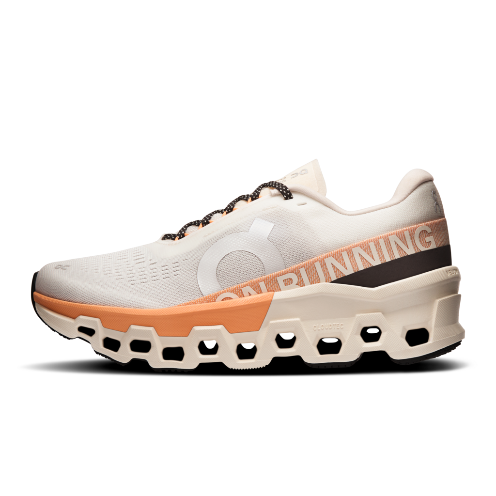 On Women Cloudmonster 2 - Ivory / Tangerine
