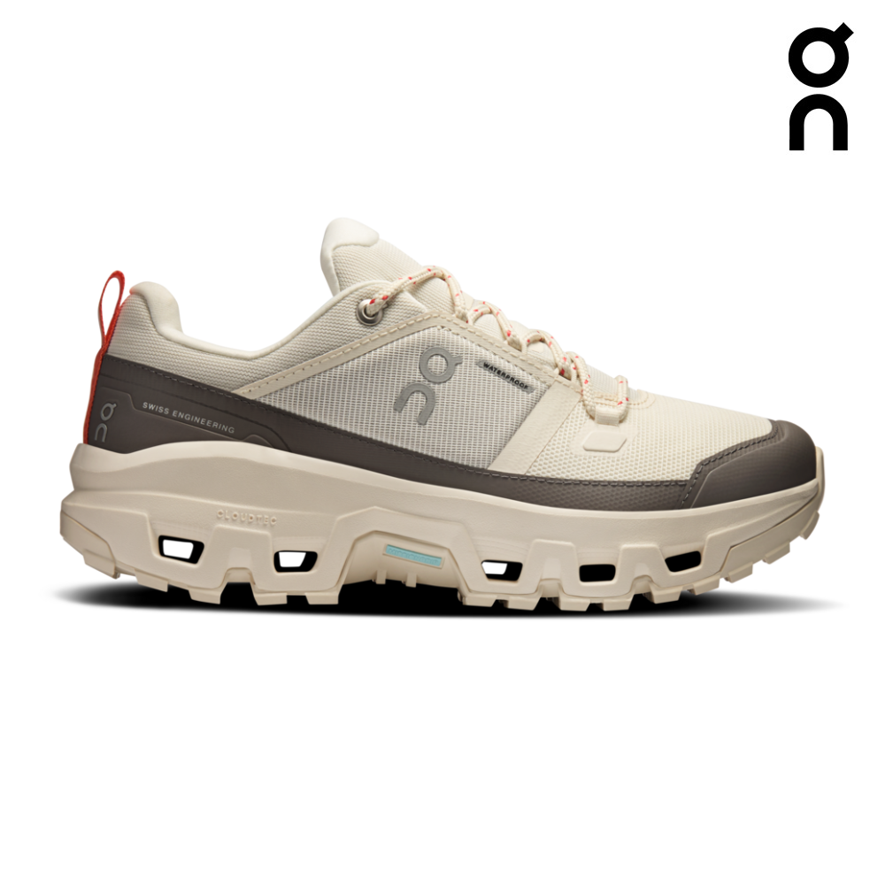 On Women Cloudrock Low Waterproof - Ivory / Ivory