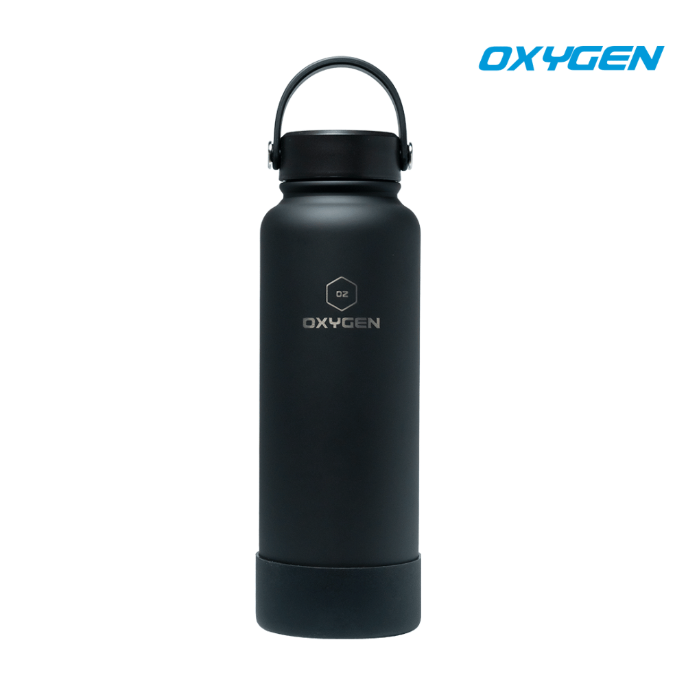 Oxygen Talon 1150ml Stainless Steel Bottle - Black