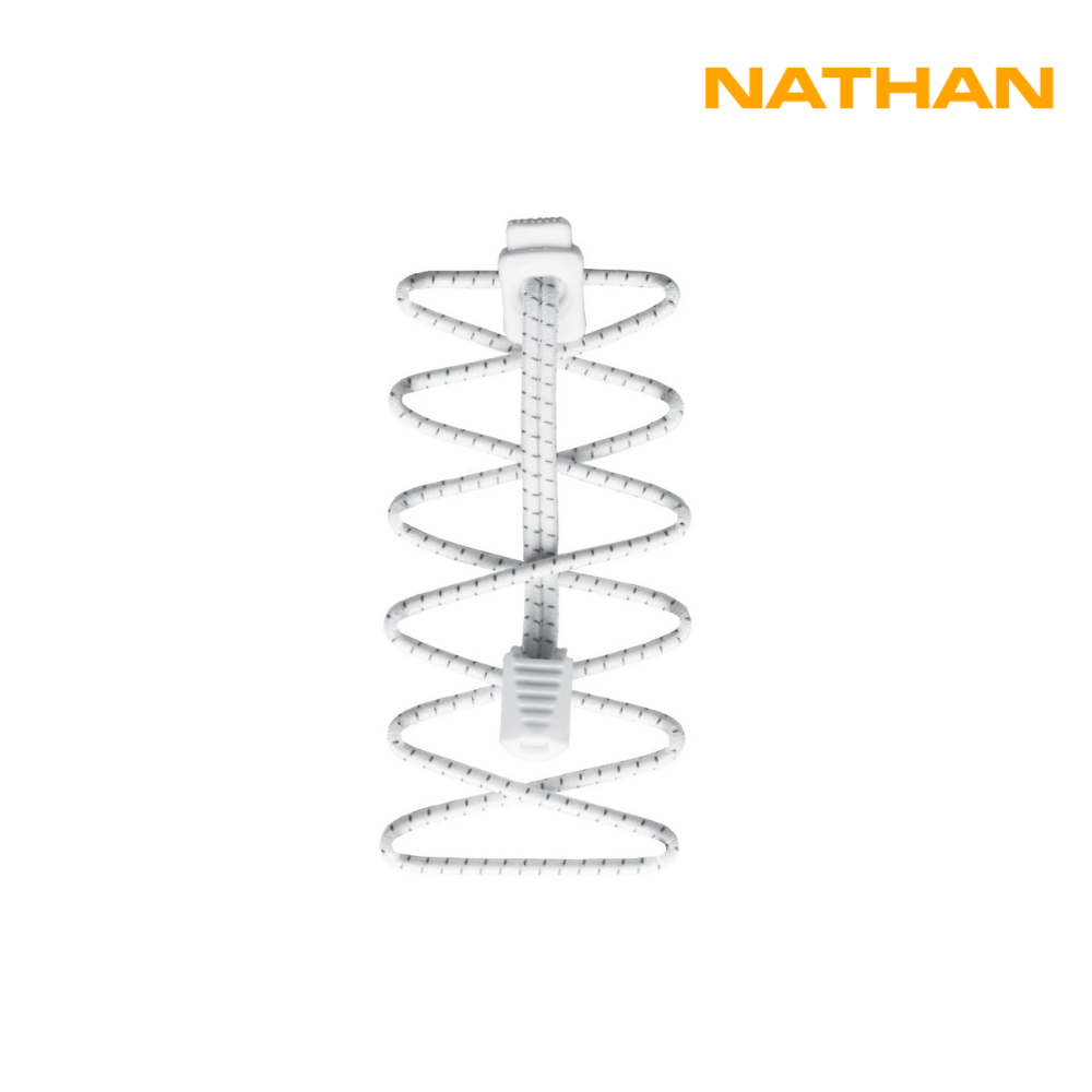 Nathan Sports Run Laces - White