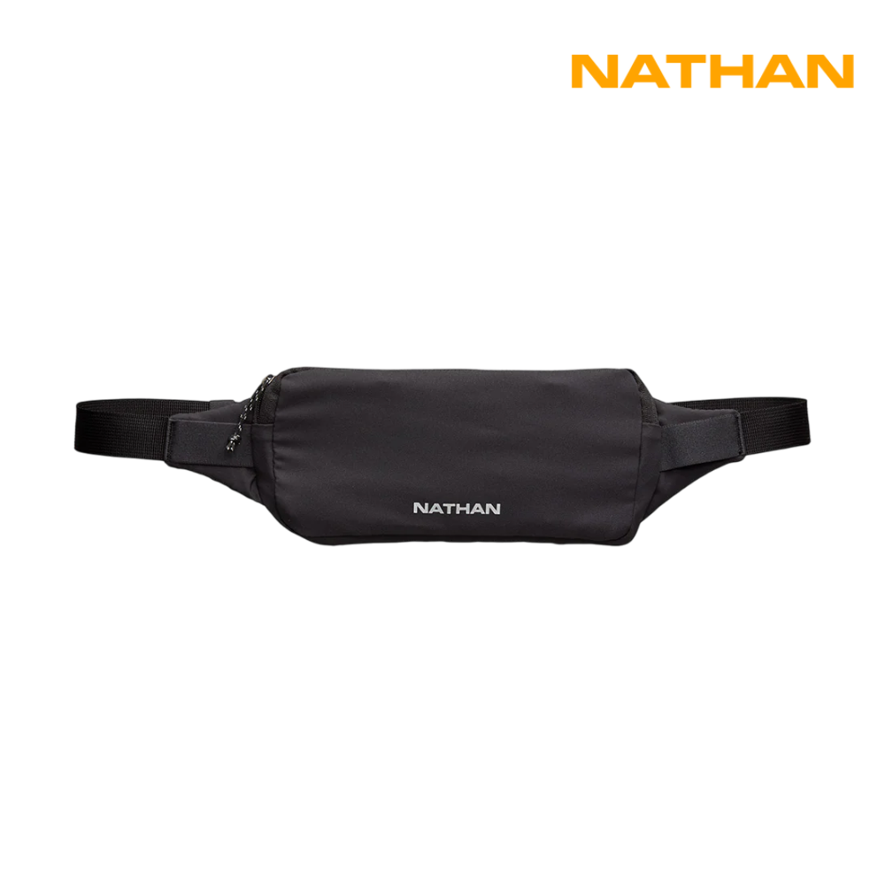 Explore Nathan Sports Marathon Waist Pack 3.0 - Black / Reflective Silver for trail, outdoor & lifestyle use | Liv Activ Singapore