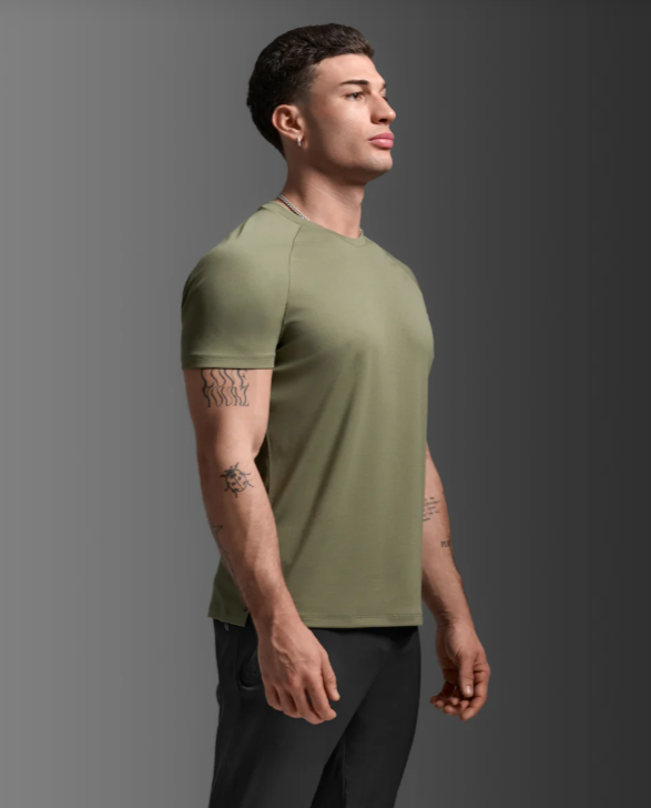 2XU Men Aero Mesh Tee - Alpine / Black Reflective