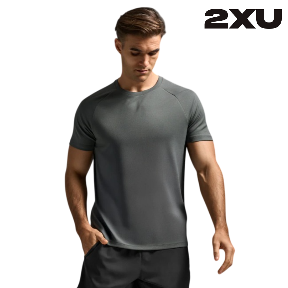 2XU Men Aero Mesh Tee - Jupiter / Black Reflective