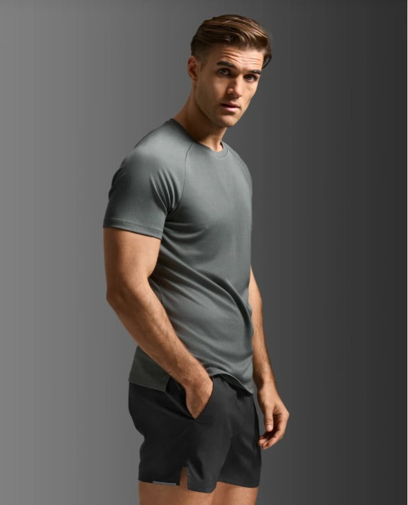 2XU Men Aero Mesh Tee - Jupiter / Black Reflective