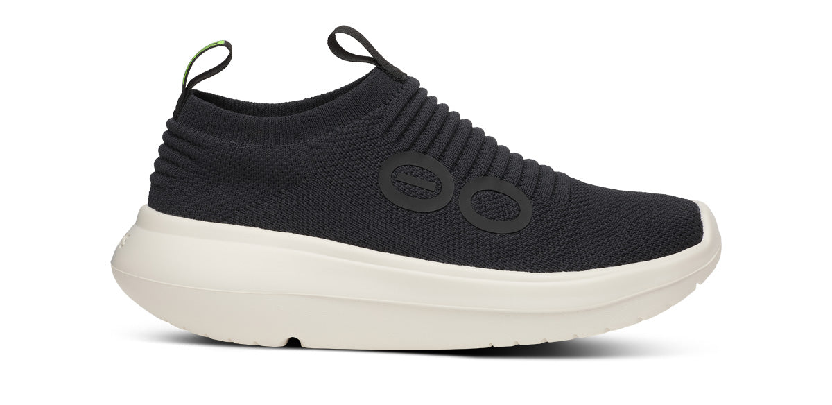Explore OOFOS Women OOmy Zen - Chalk / Black for trail, outdoor & lifestyle use | Liv Activ Singapore