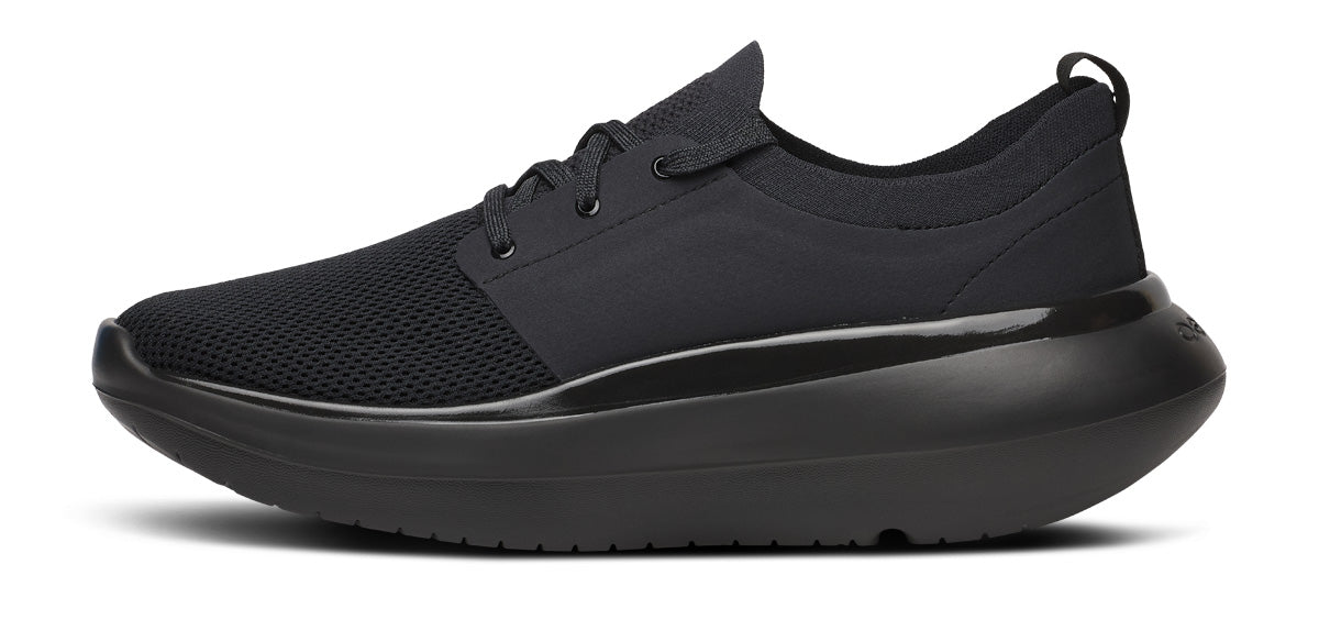 Explore OOFOS Men OOmy Stride - Black for trail, outdoor & lifestyle use | Liv Activ Singapore