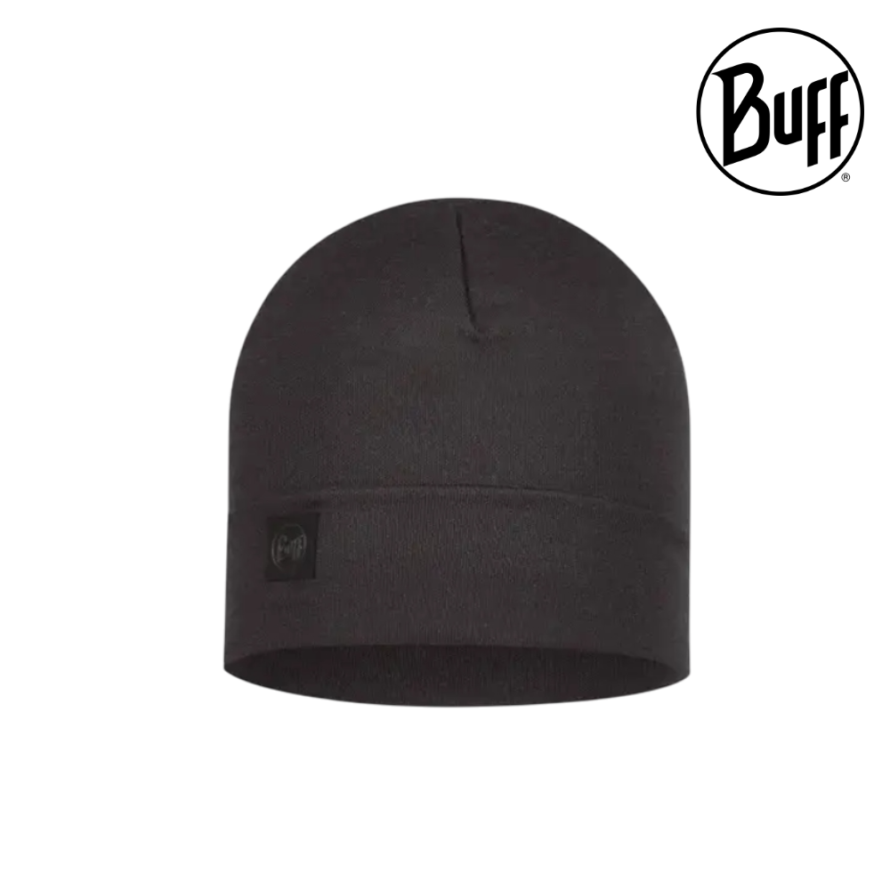 BUFF® Merino Heavyweight Beanie - Solid Black OS