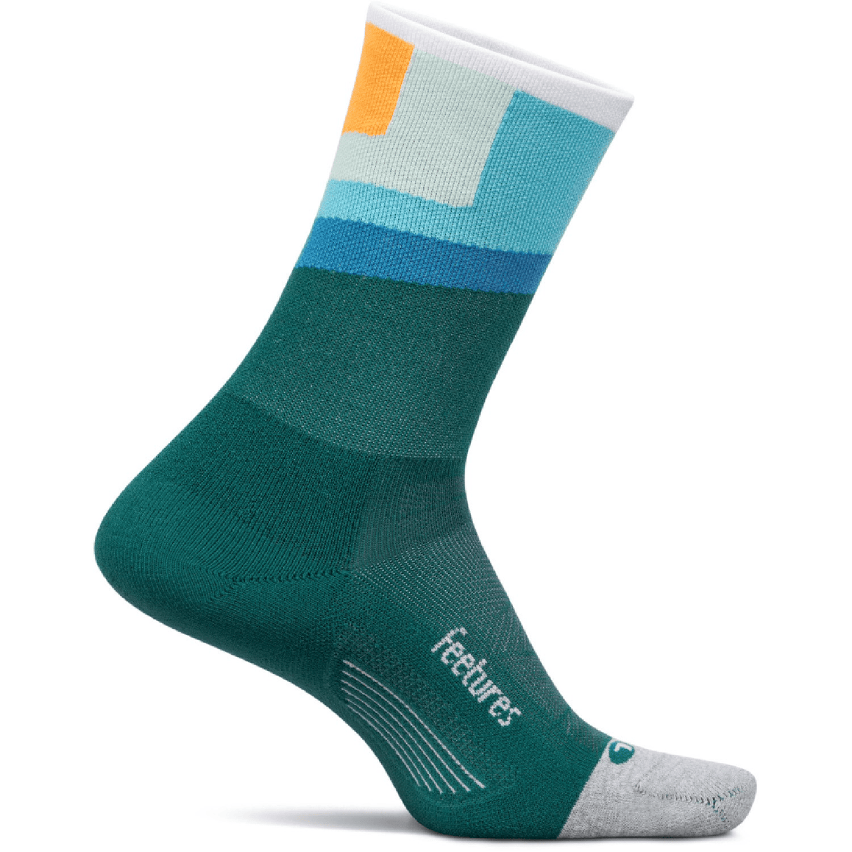 Feetures Active Elite Light Cushion Mini Crew - Breezy Court