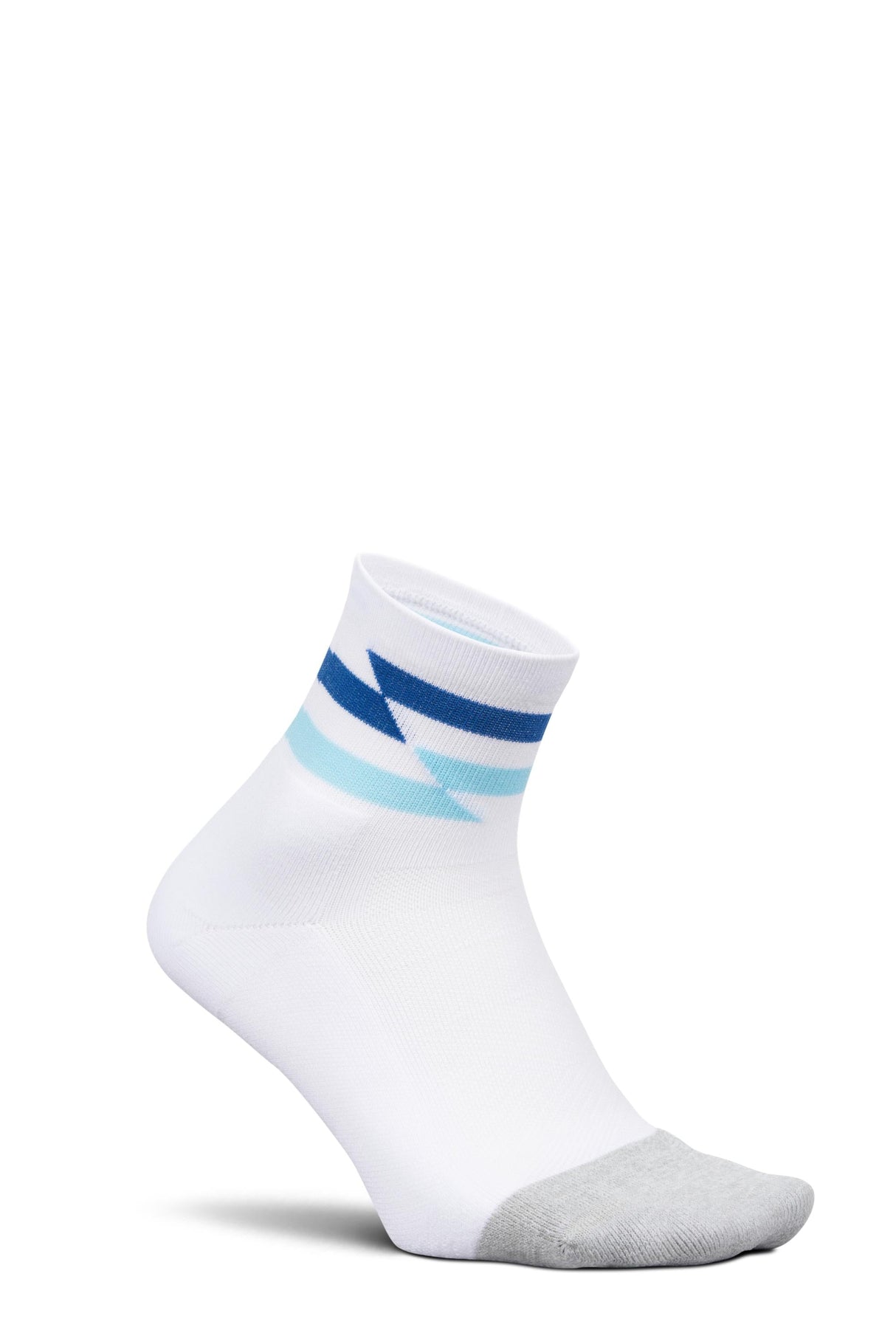 Explore Feetures Active Elite Light Cushion Quarter - White Track for trail, outdoor & lifestyle use | Liv Activ Singapore