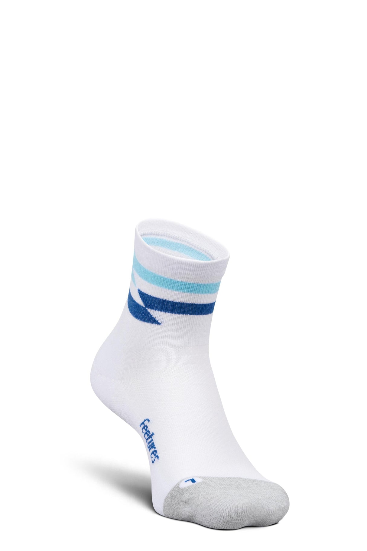 Explore Feetures Active Elite Light Cushion Quarter - White Track for trail, outdoor & lifestyle use | Liv Activ Singapore