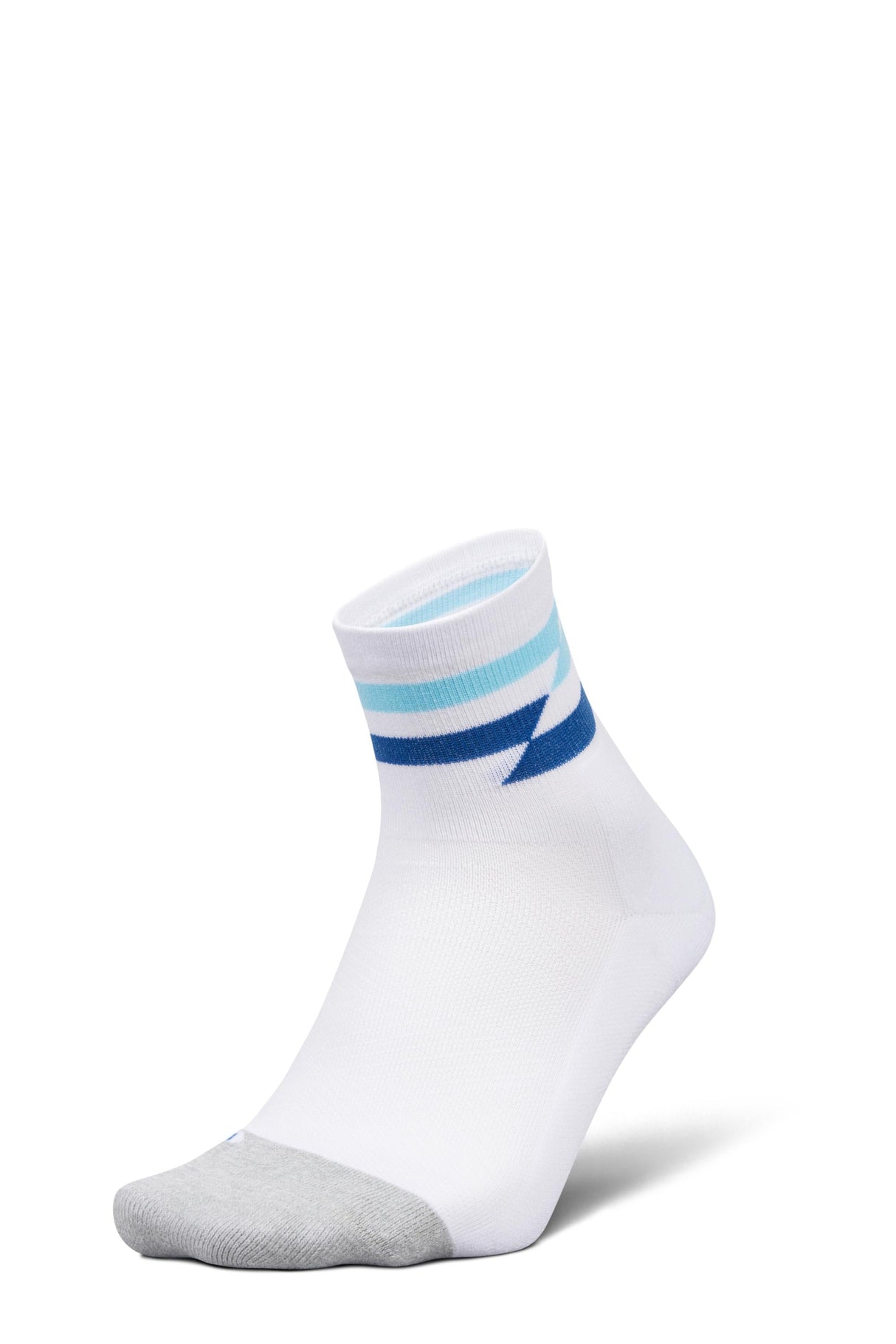 Feetures Active Elite Light Cushion Quarter - White Track