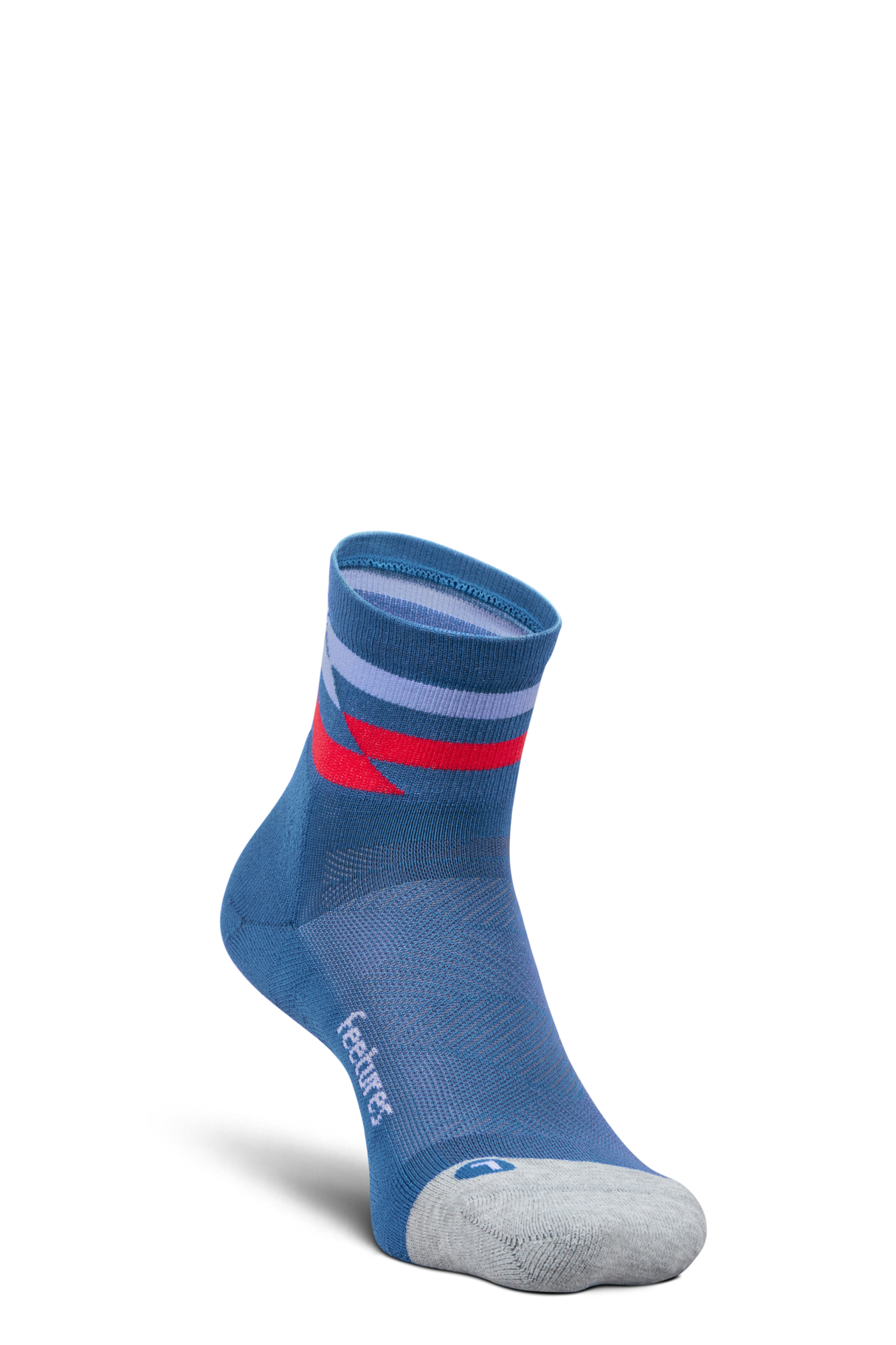 Feetures Active Elite Light Cushion Quarter - Blue Track