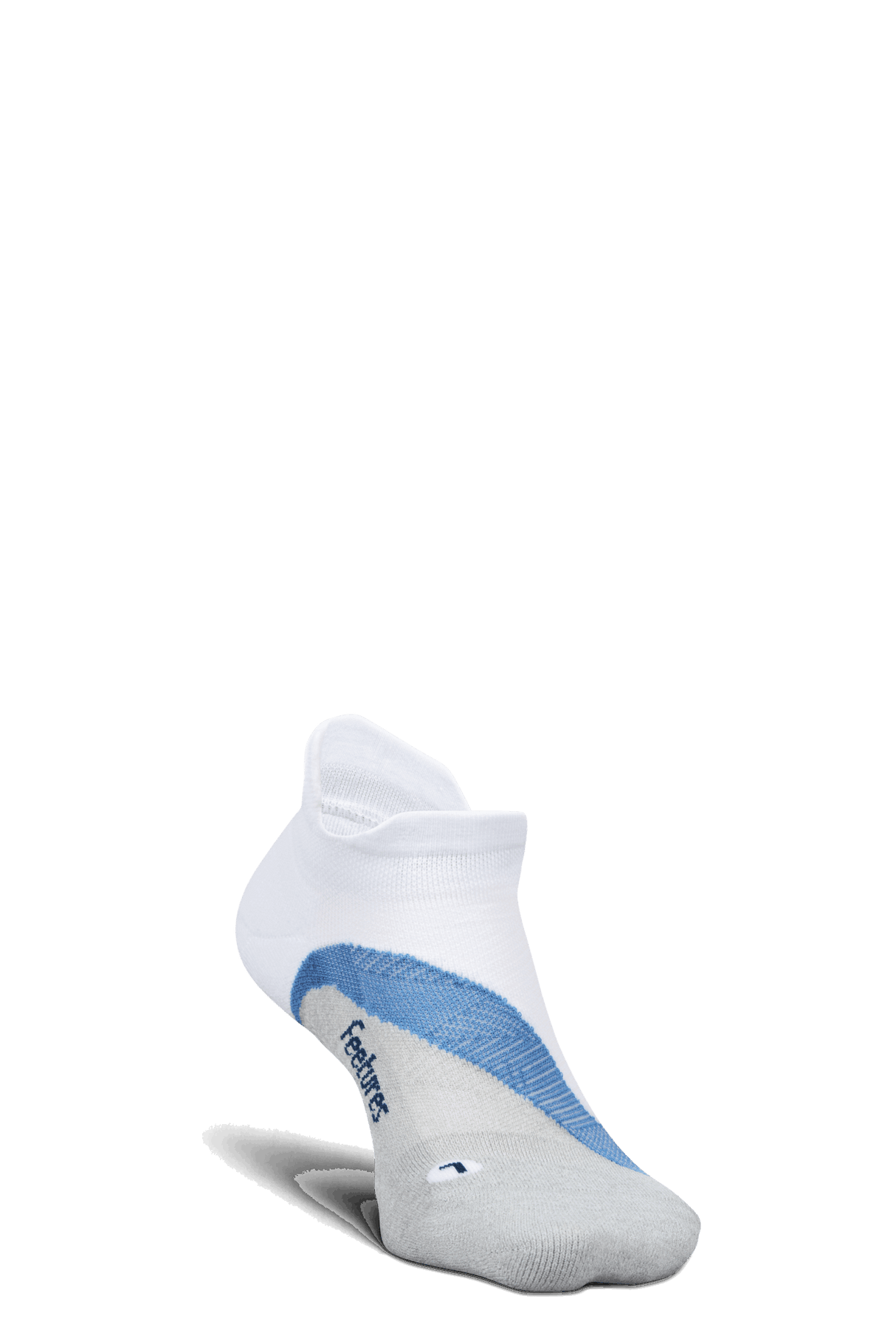 Explore Feetures Active Elite Light Cushion No Show Tab - White Tide for trail, outdoor & lifestyle use | Liv Activ Singapore