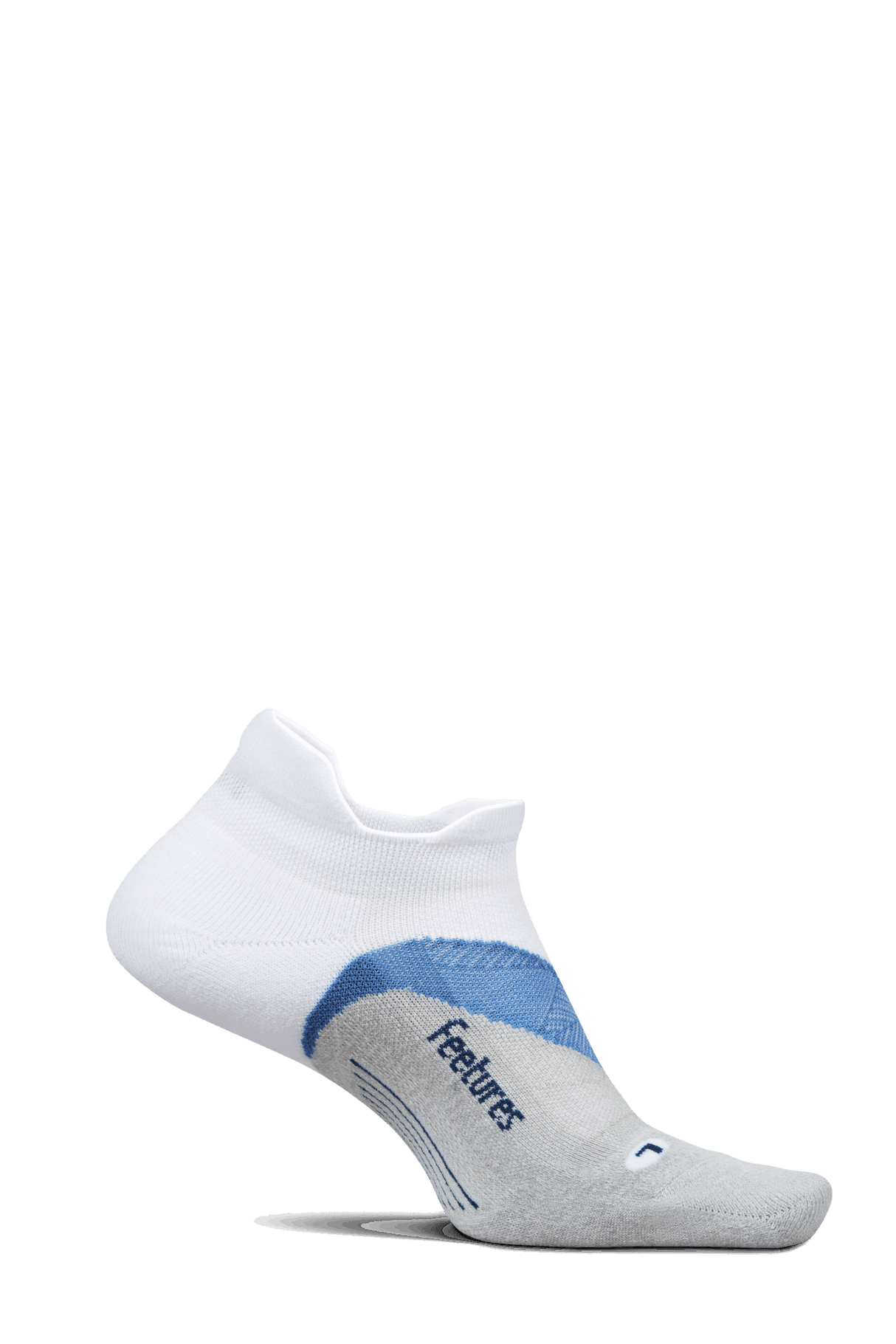 Explore Feetures Active Elite Light Cushion No Show Tab - White Tide for trail, outdoor & lifestyle use | Liv Activ Singapore