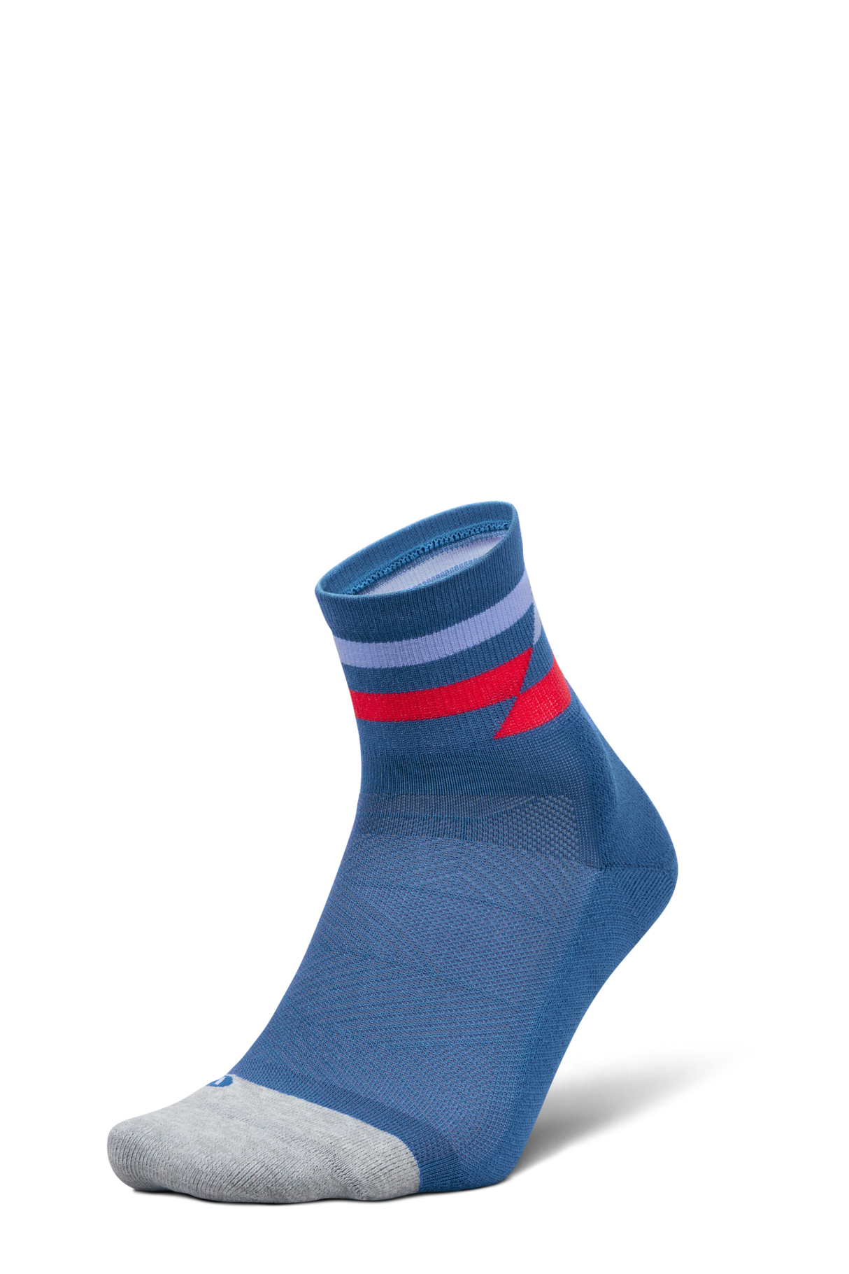 Feetures Active Elite Light Cushion Quarter - Blue Track