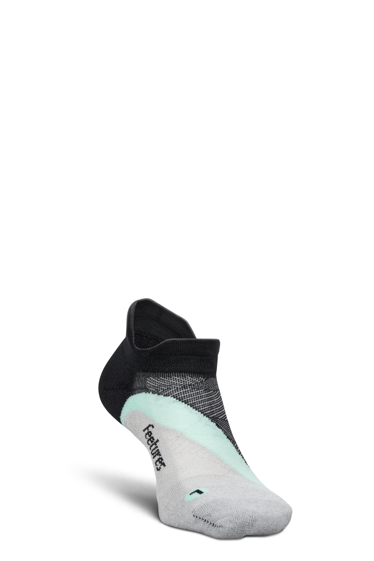 Feetures Active Elite Light Cushion No Show Tab - Mint Chip