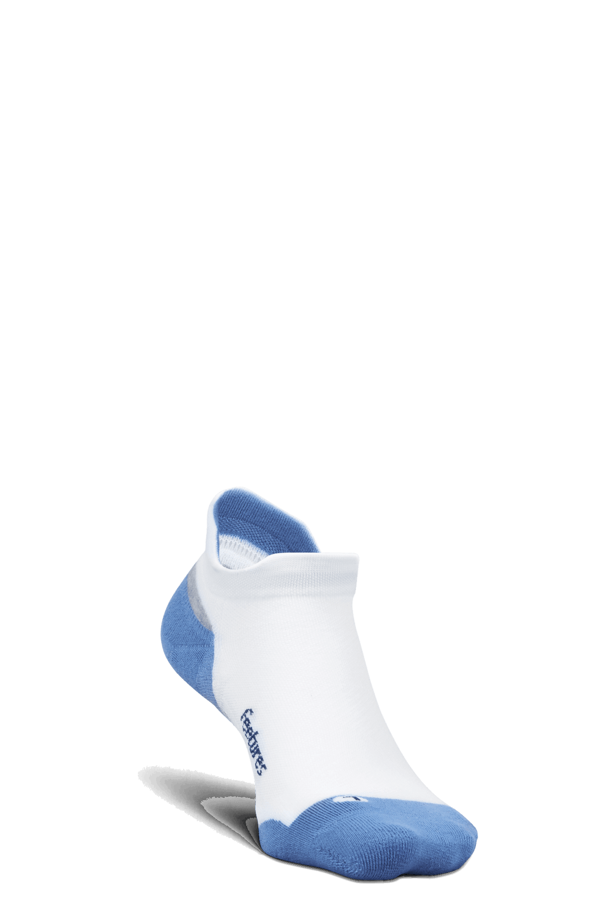 Explore Feetures Active Elite Max Cushion No Show Tab - White Tide for trail, outdoor & lifestyle use | Liv Activ Singapore