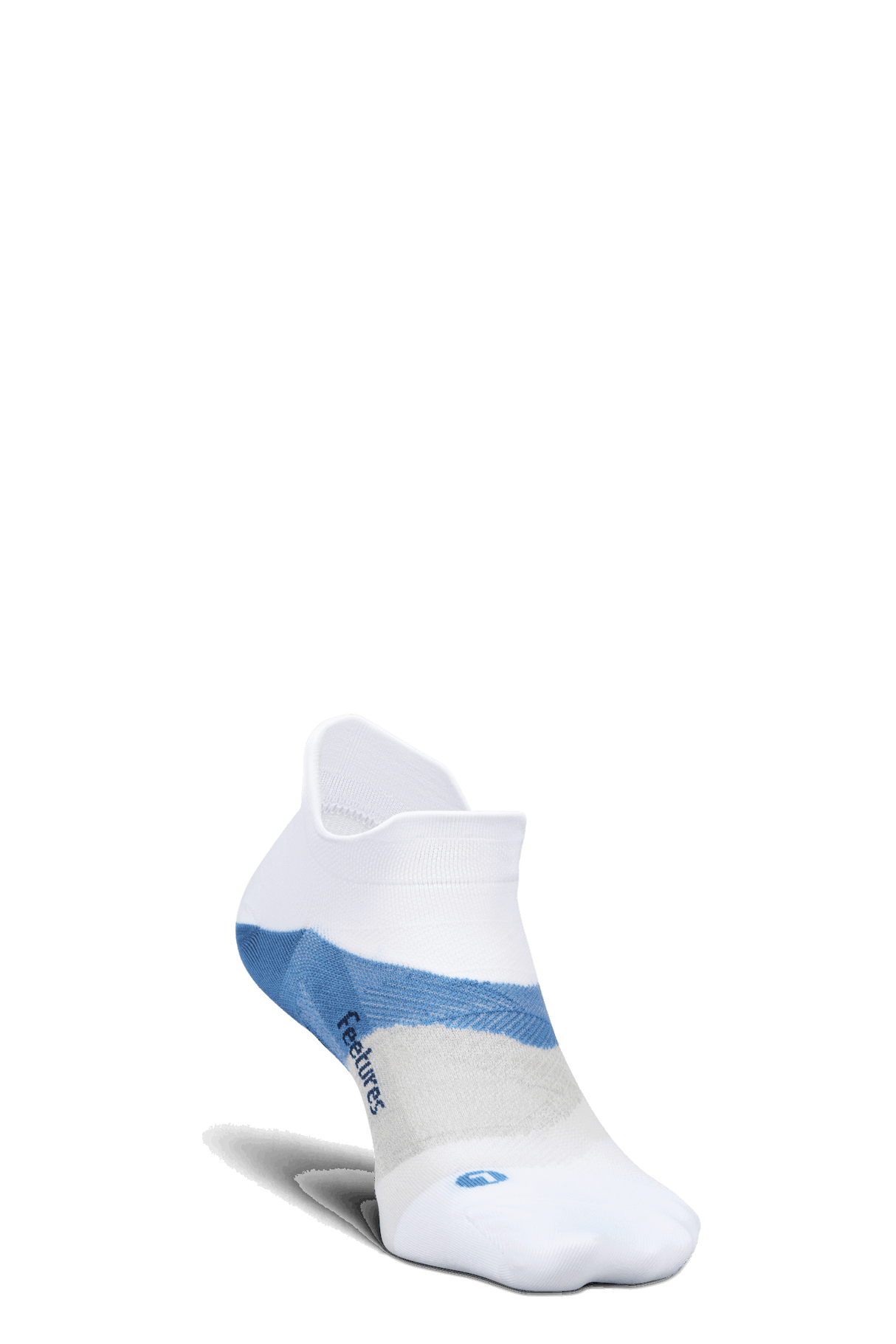 Explore Feetures Active Elite Ultra Light Cushion No Show Tab - White Tide for trail, outdoor & lifestyle use | Liv Activ Singapore