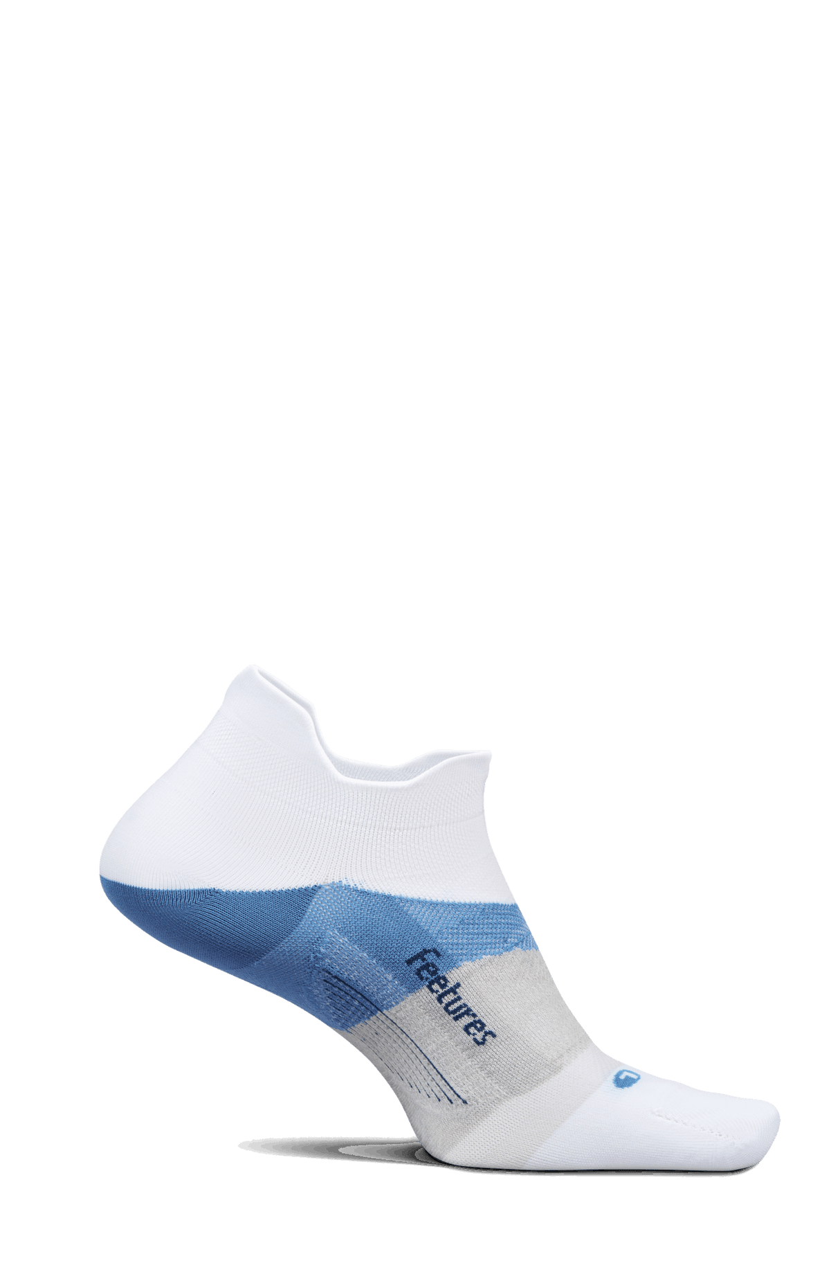 Explore Feetures Active Elite Ultra Light Cushion No Show Tab - White Tide for trail, outdoor & lifestyle use | Liv Activ Singapore