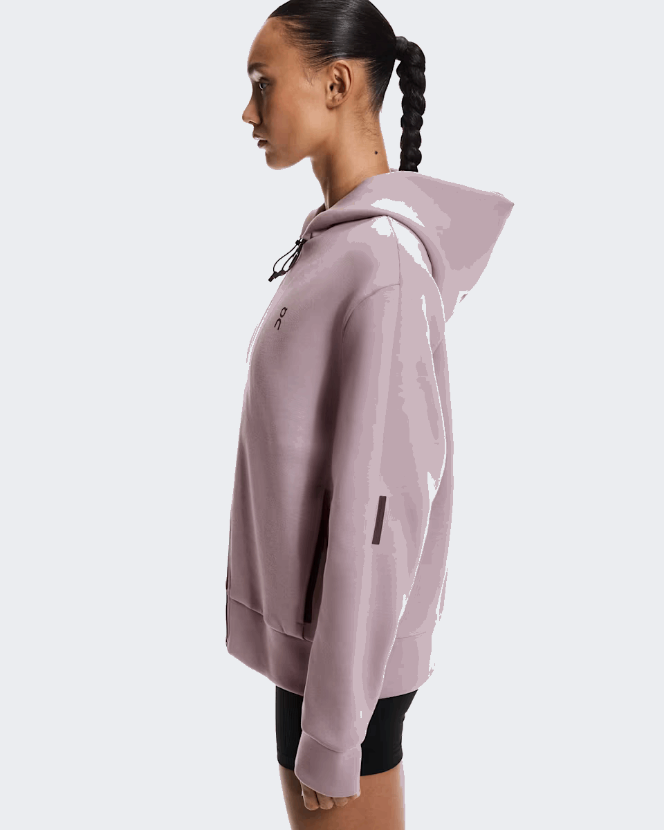 Explore On Women Focus Tech Zip Hoodie - Heron for trail, outdoor & lifestyle use | Liv Activ Singapore