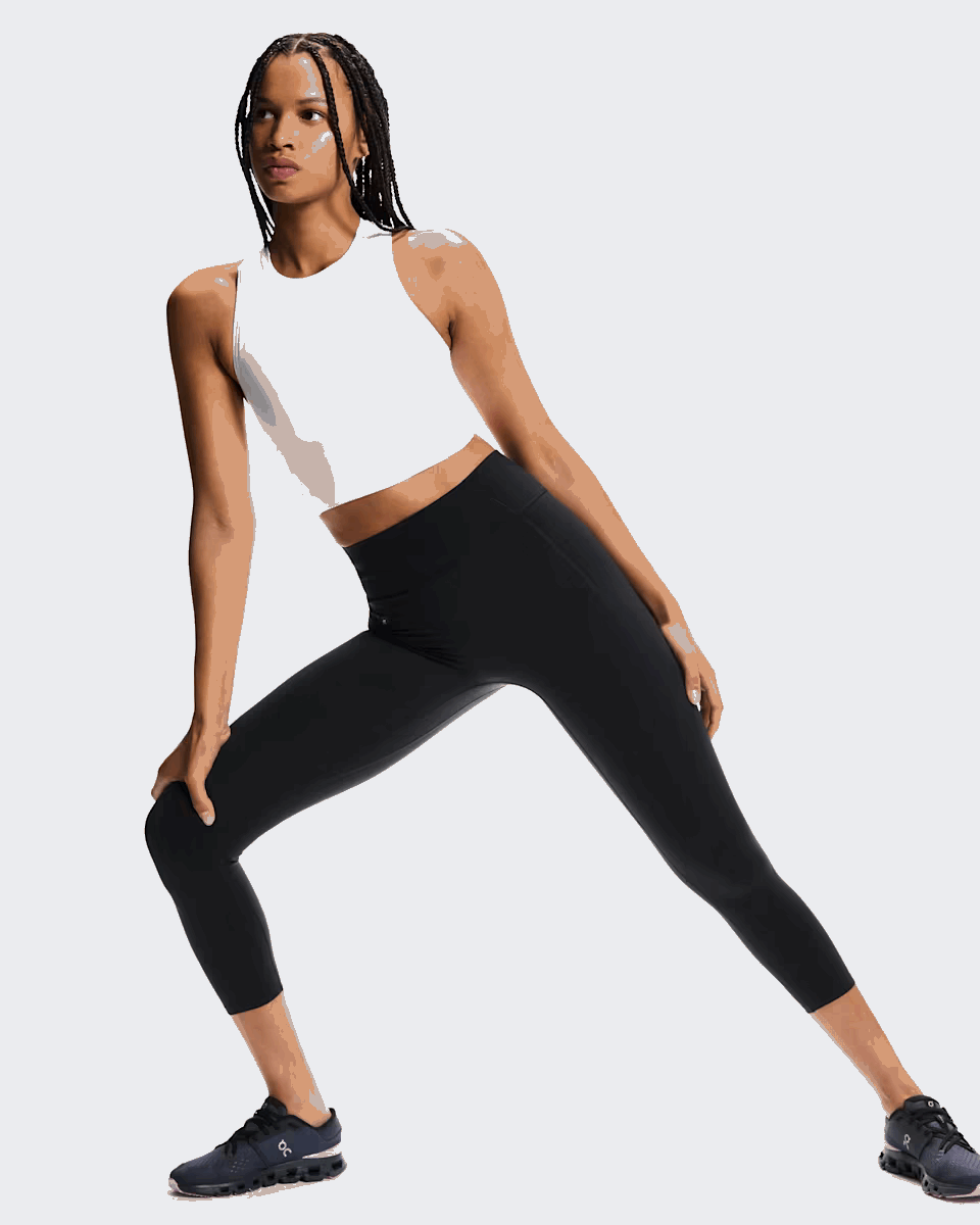 Explore On Women Studio Tights 7/8 - Black for trail, outdoor & lifestyle use | Liv Activ Singapore