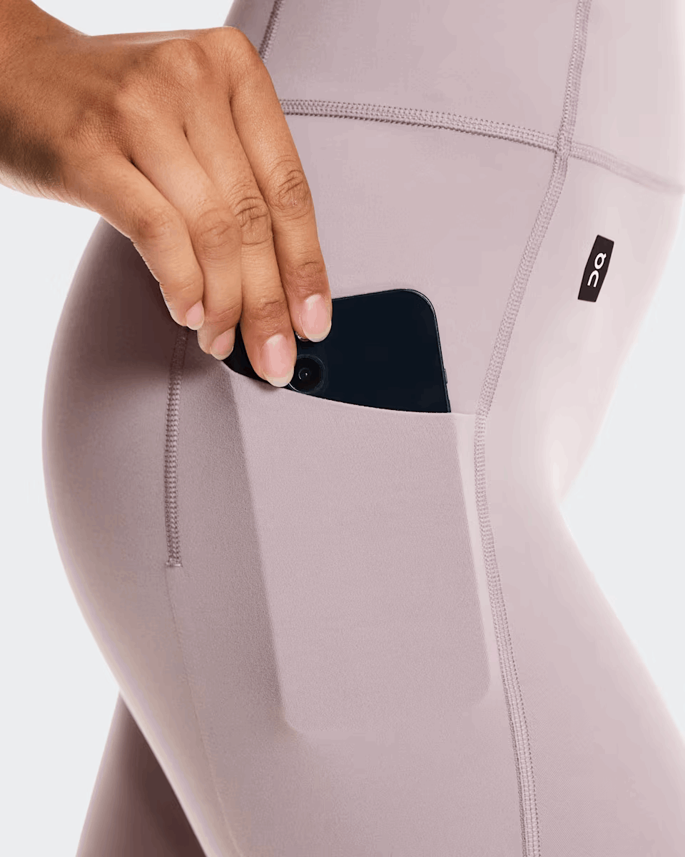 Explore On Women Studio Tights 7/8 - Heron for trail, outdoor & lifestyle use | Liv Activ Singapore