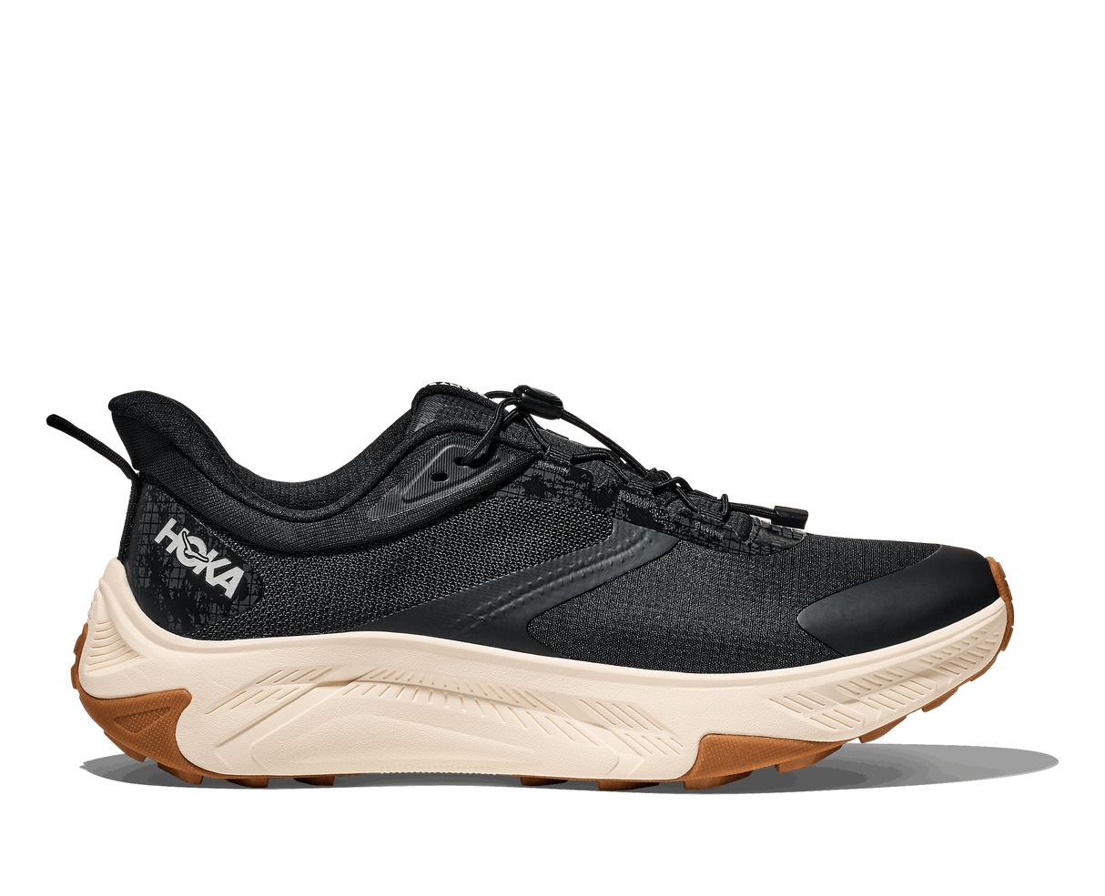 Explore HOKA Men Transport 2 Wide - Black / Alabaster for trail, outdoor & lifestyle use | Liv Activ Singapore