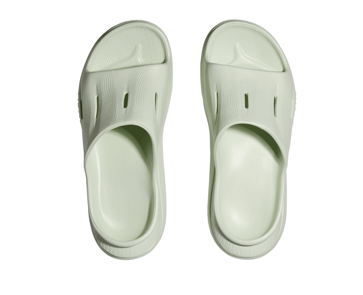 Explore HOKA Unisex Ora Recovery Slide 3 - Sea Glass / Sea Glass for trail, outdoor & lifestyle use | Liv Activ Singapore