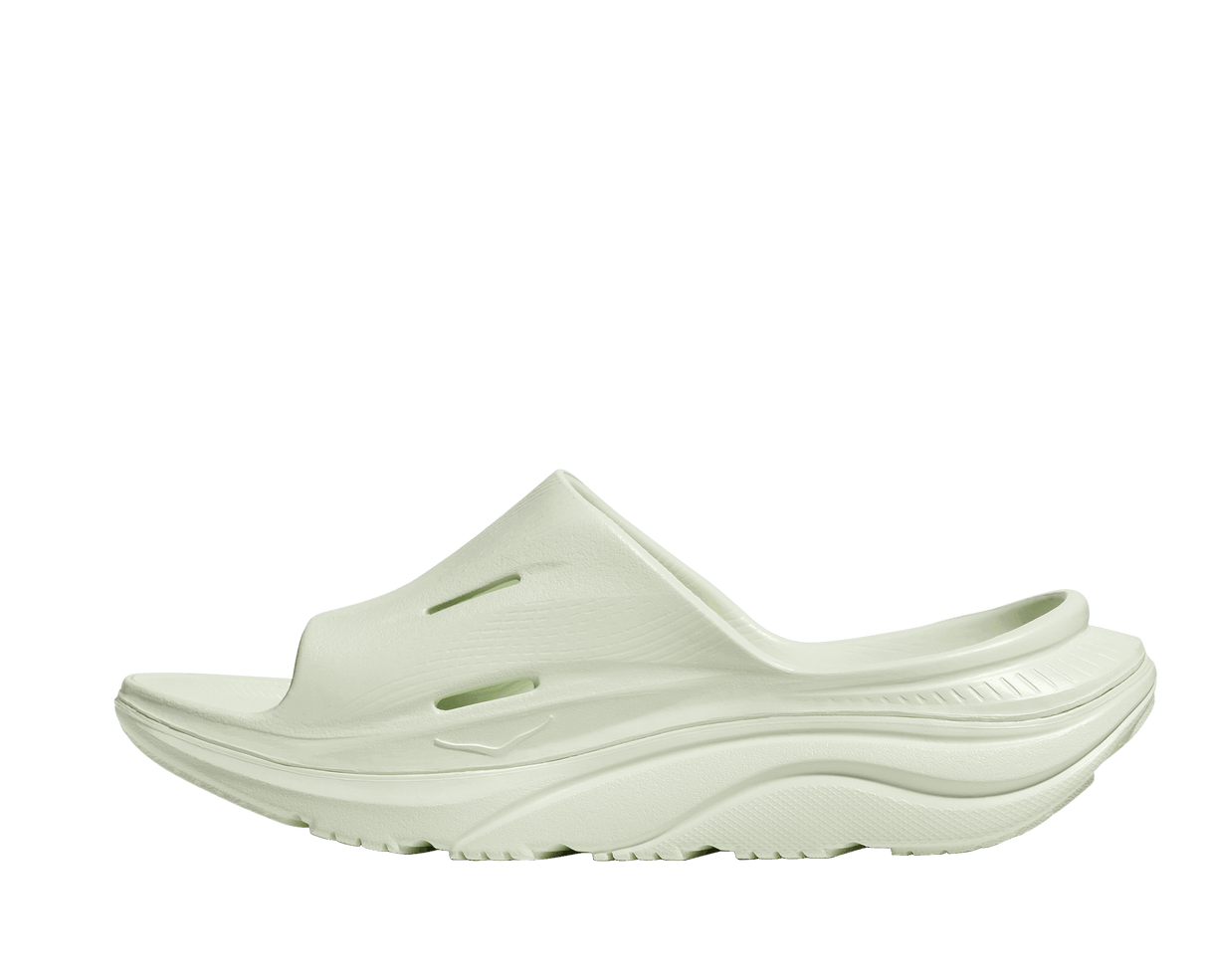 Explore HOKA Unisex Ora Recovery Slide 3 - Sea Glass / Sea Glass for trail, outdoor & lifestyle use | Liv Activ Singapore