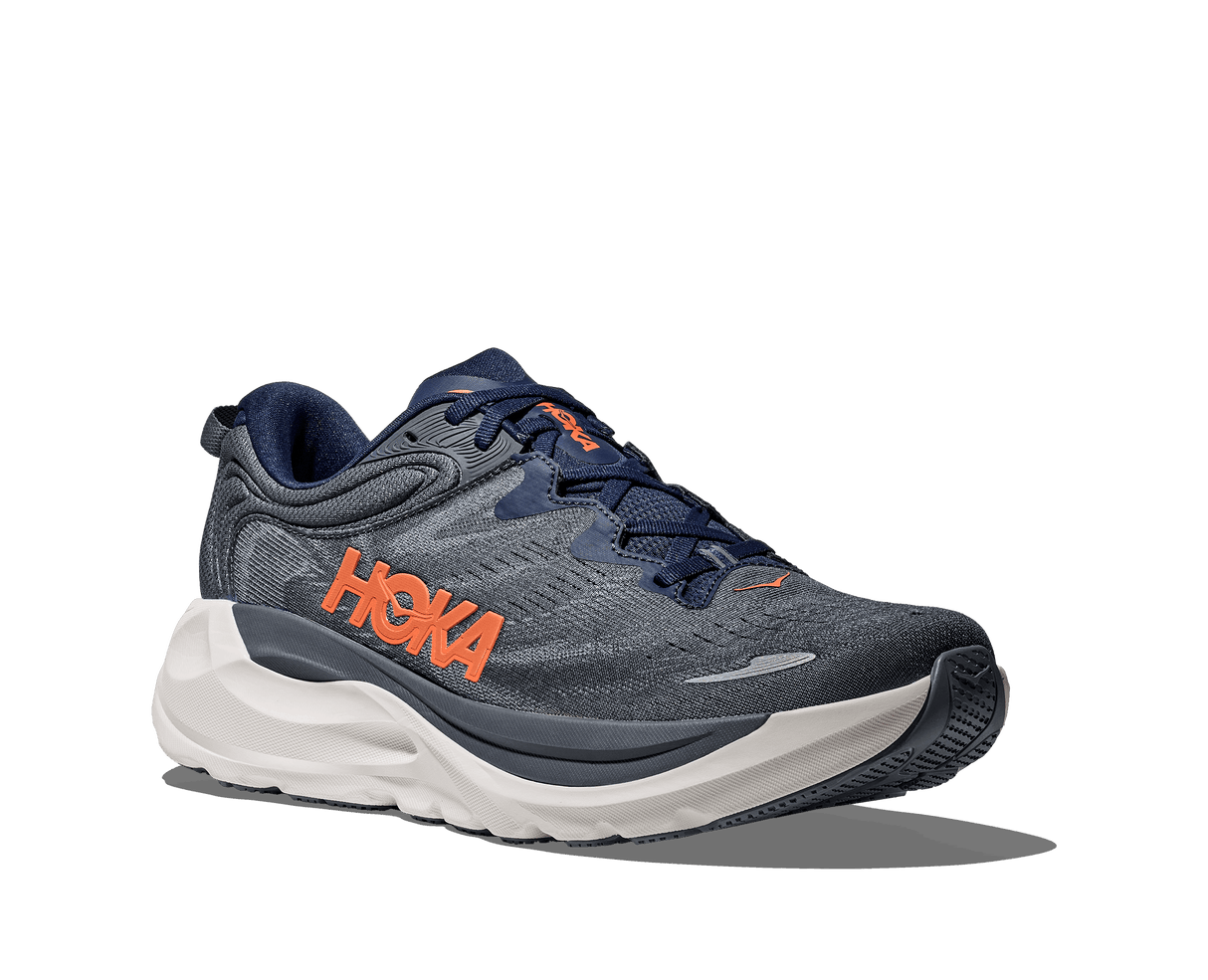 Explore HOKA Men Gaviota 6 Wide - Midnight Blue / Faded Navy for trail, outdoor & lifestyle use | Liv Activ Singapore