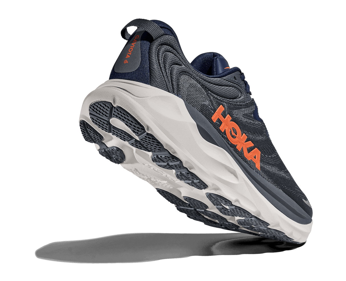 Explore HOKA Men Gaviota 6 Wide - Midnight Blue / Faded Navy for trail, outdoor & lifestyle use | Liv Activ Singapore
