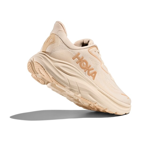 Explore HOKA Women Clifton 10 Wide - Vanilla / Birch for trail, outdoor & lifestyle use | Liv Activ Singapore
