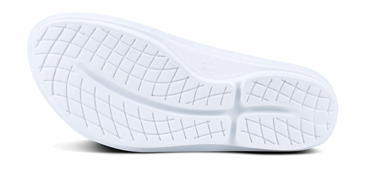 Explore OOFOS Women OOlala - White for trail, outdoor & lifestyle use | Liv Activ Singapore