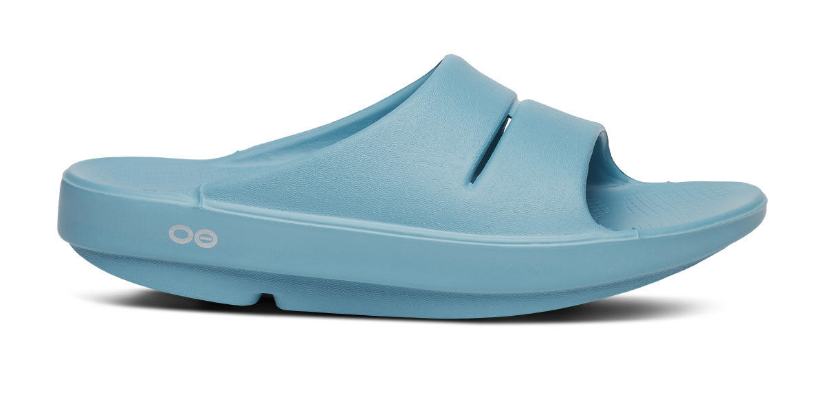 Explore OOFOS Unisex OOahh - Ocean Blue for trail, outdoor & lifestyle use | Liv Activ Singapore