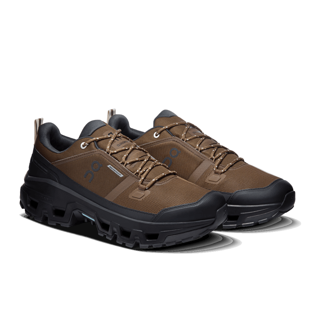 Explore On Men Cloudrock Low Waterproof - Earth / Black for trail, outdoor & lifestyle use | Liv Activ Singapore