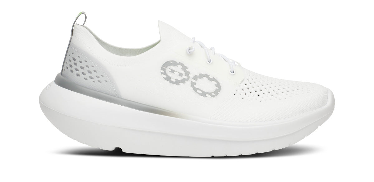 Explore OOFOS Men OOmy Stride X-One - White for trail, outdoor & lifestyle use | Liv Activ Singapore
