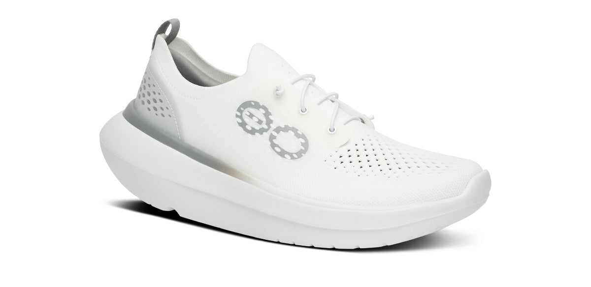 Explore OOFOS Men OOmy Stride X1 - White for trail, outdoor & lifestyle use | Liv Activ Singapore
