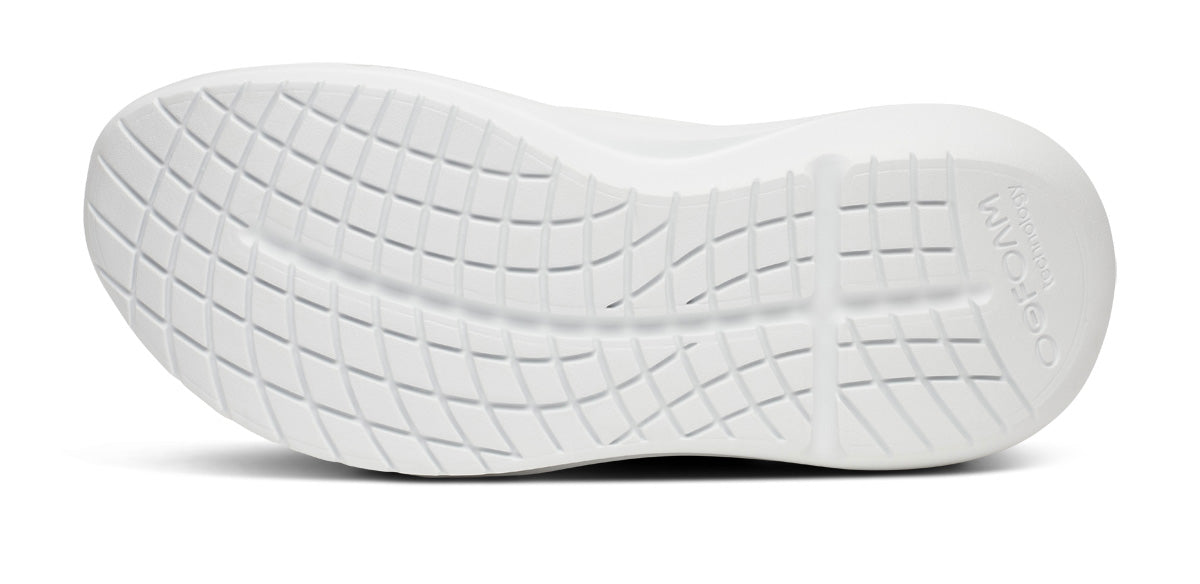 Explore OOFOS Men OOmy Stride X-One - White for trail, outdoor & lifestyle use | Liv Activ Singapore