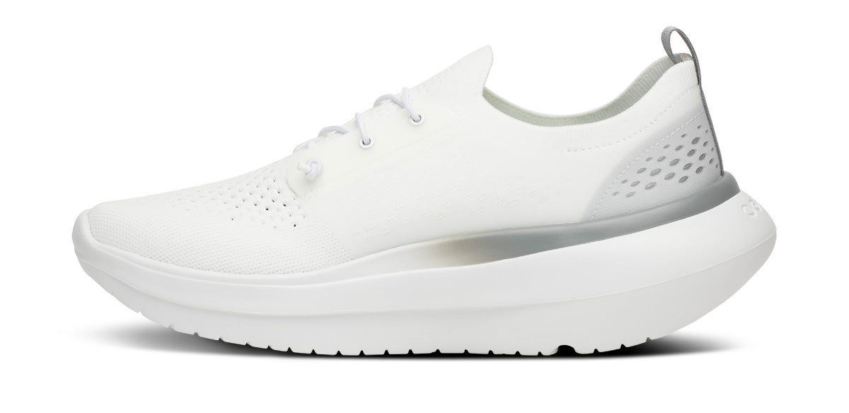 Explore OOFOS Men OOmy Stride X1 - White for trail, outdoor & lifestyle use | Liv Activ Singapore