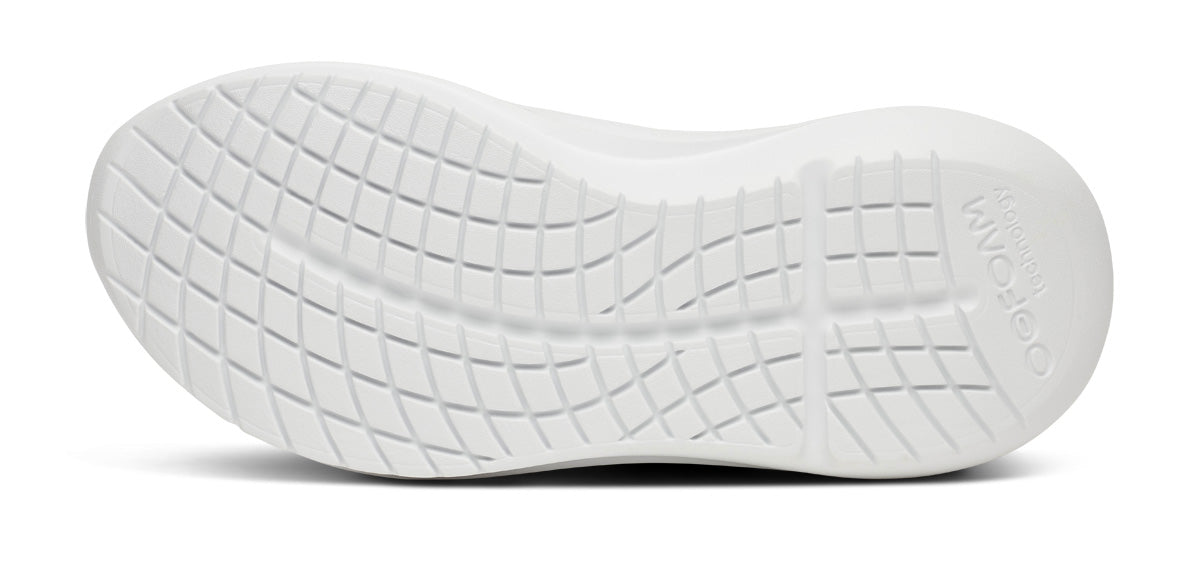 Explore OOFOS Women OOmy Stride X-One - White for trail, outdoor & lifestyle use | Liv Activ Singapore