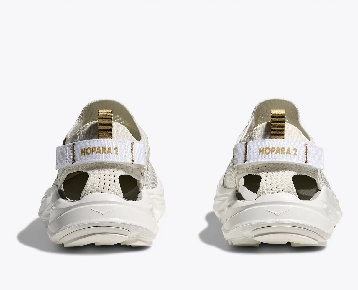 Explore HOKA Women Hopara 2 - White / White for trail, outdoor & lifestyle use | Liv Activ Singapore