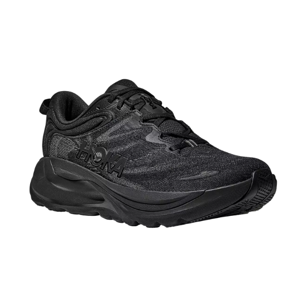 Explore HOKA Women Gaviota 6 Wide - Black / Black for trail, outdoor & lifestyle use | Liv Activ Singapore
