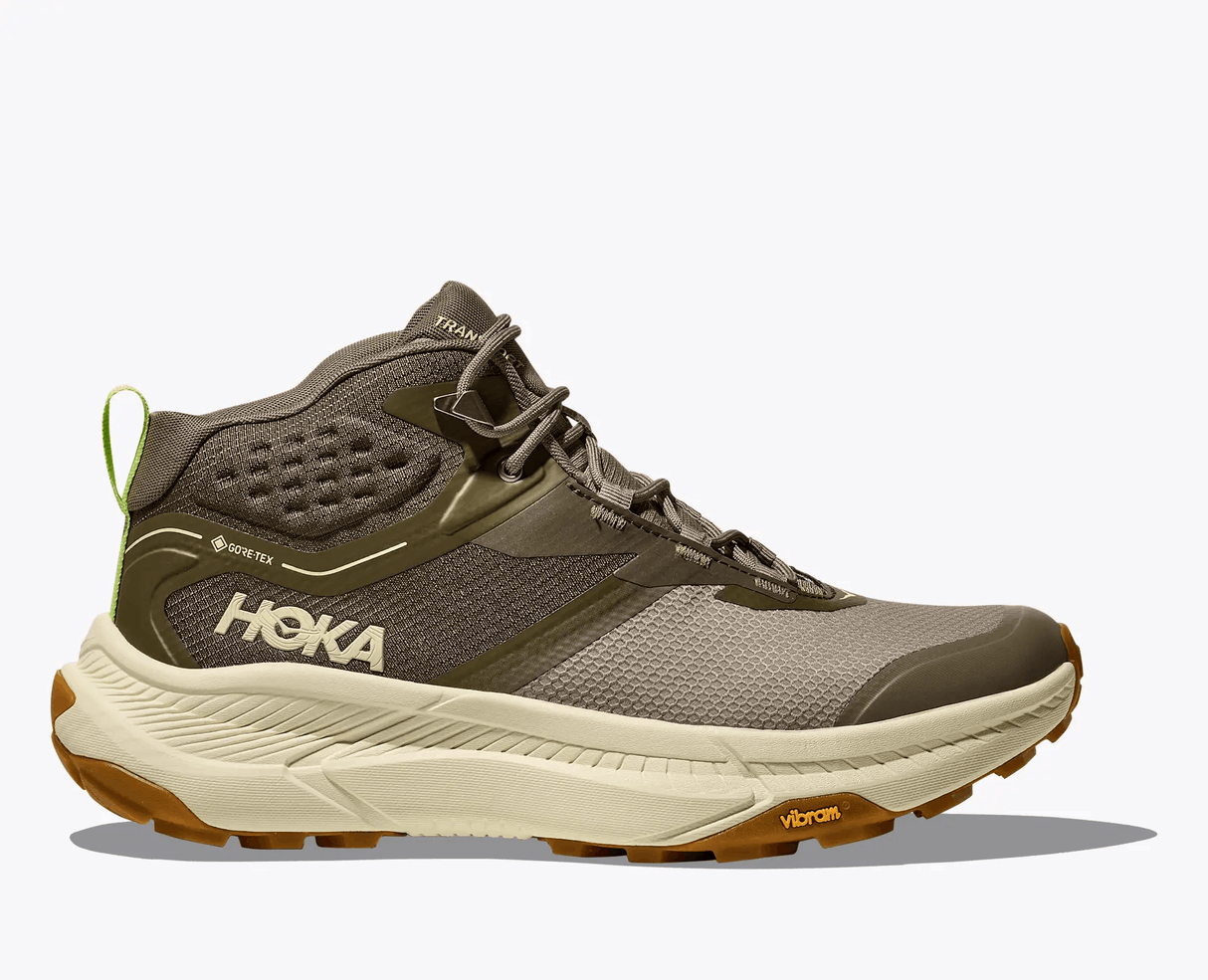 Explore HOKA Men Transport Hike GTX - Light Roast / Eggshell for trail, outdoor & lifestyle use | Liv Activ Singapore